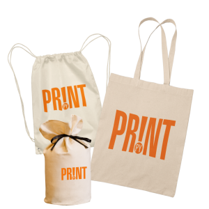 Bolsos de tela personalizados con logo